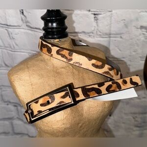 Small Calvin Klein Cowhide Skinny Belt